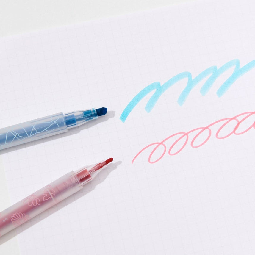 Pure Dual Tips Highlighter Set- National Museum of China - INDOFUTURE - Highlighter