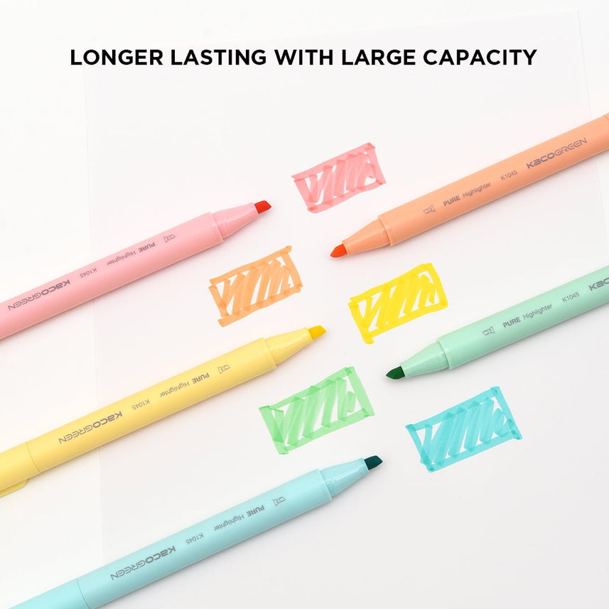 Pure Macaron Highlighter - Five color Pack - INDOFUTURE - Highlighter