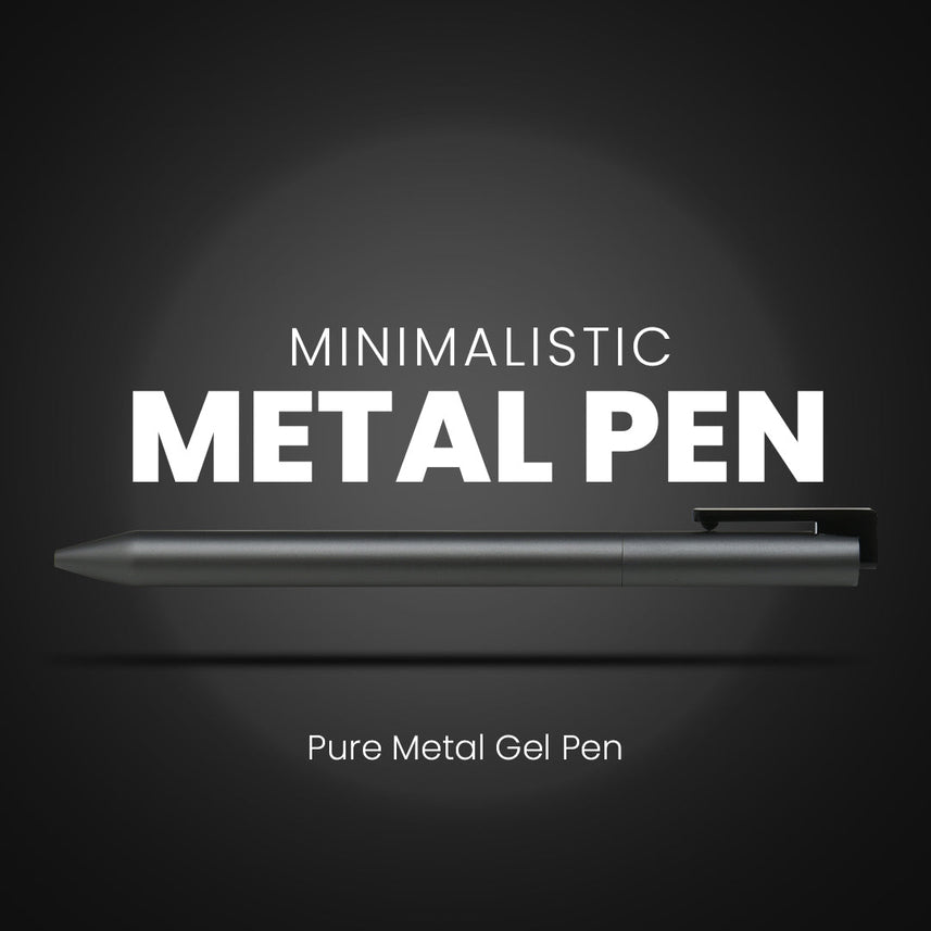 Pure Metal 0.5mm Gel Pen - INDOFUTURE - Pure-Metal - Gel Pens