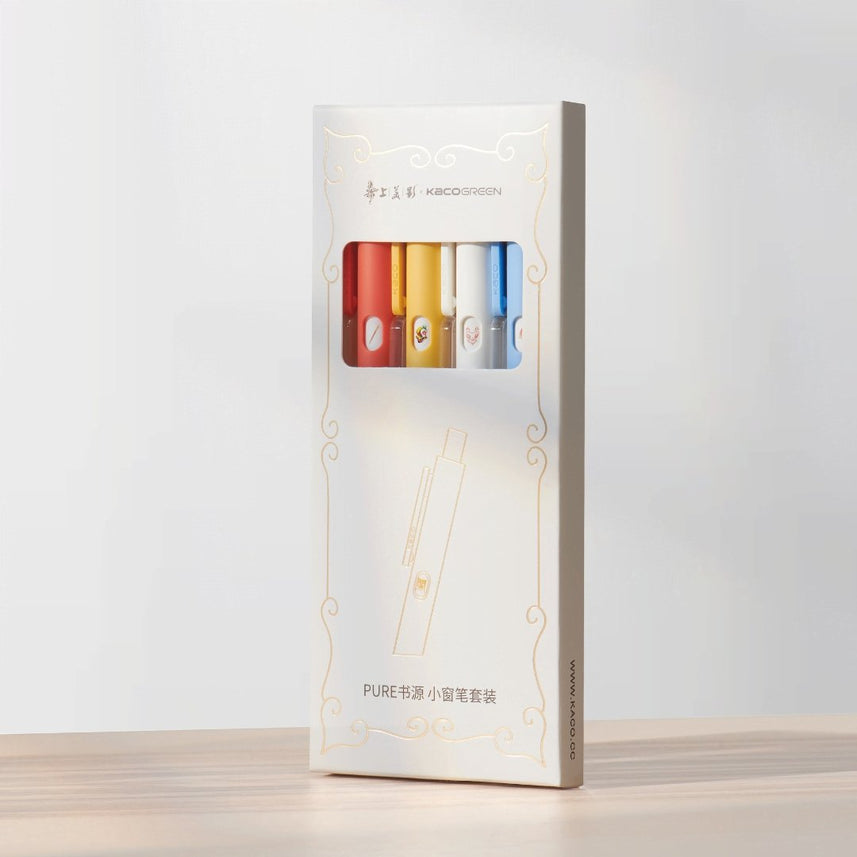 Pure(small window)gel ink pen 4pc/set-collaboration with Shanghai Animation Film Studio - INDOFUTURE - GEL PEN