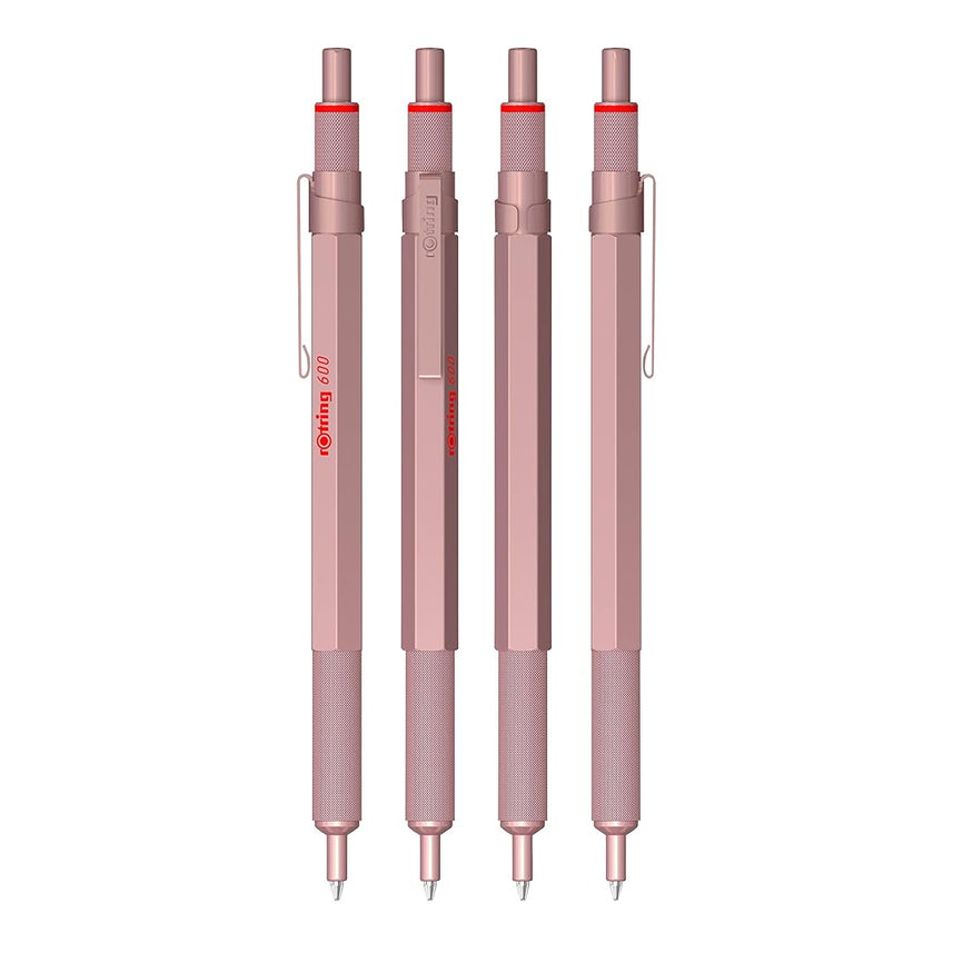 Rotring | 600 Series | Ballpoint Pen | Medium | Rose Gold