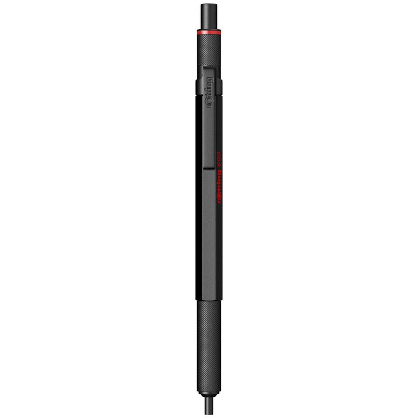 Rotring | 600 Series | Black 1.0mm Ball Pen | Metal Body | Non-Slip | Metal Knurled Grip