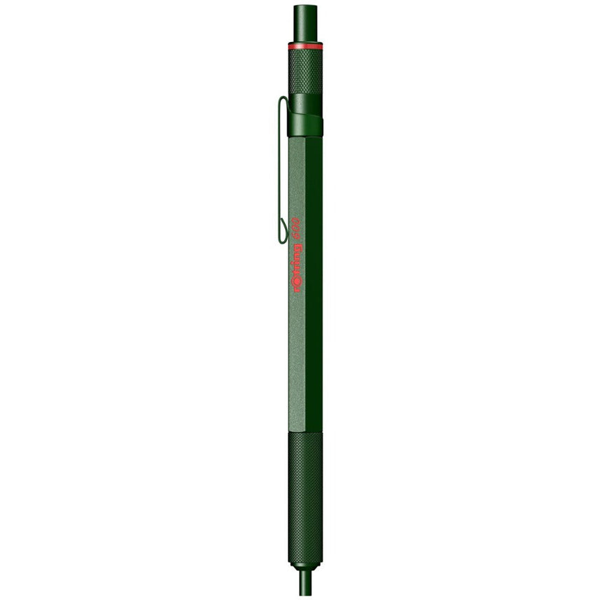 Rotring | 600 Series | Green 1.0mm Ball Pen | Metal Body | Non-Slip | Metal Knurled Grip