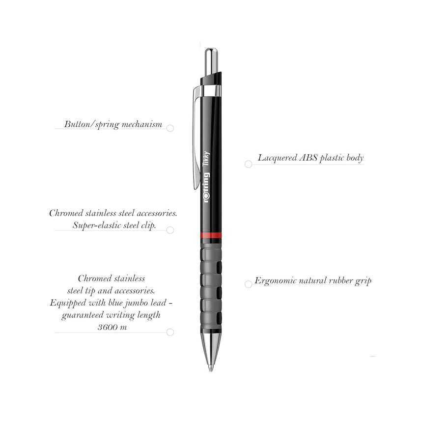 Rotring | Ball Point Pen | Black | Ink 1.0mm
