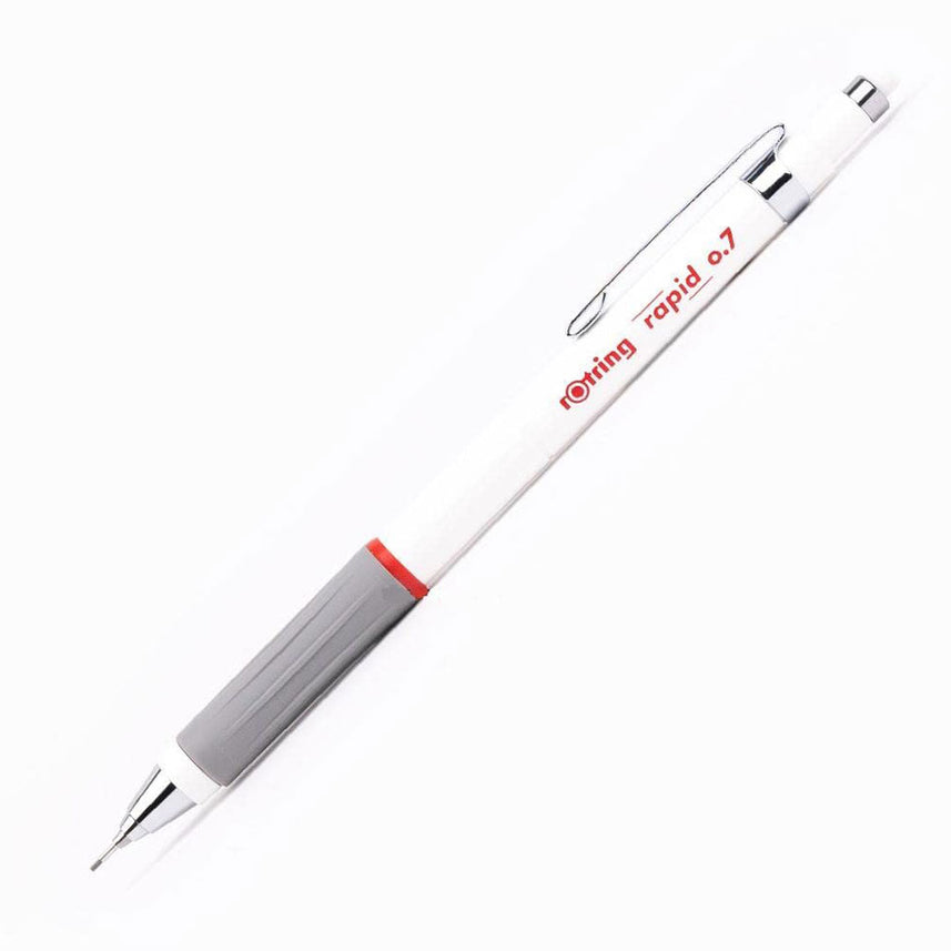 Rotring | Rapid | Mechanical Pencil | Triangular Grip | 0.7mm | White