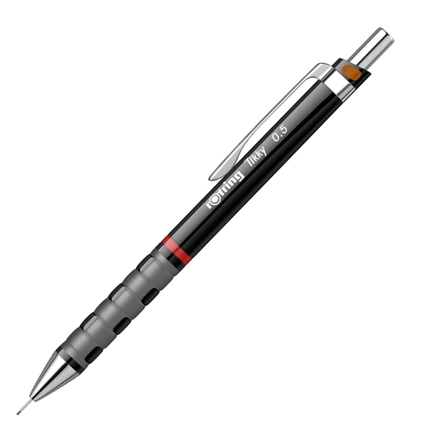 Rotring Tikky 0.5mm Mechanical Pencil – Black with Spare Leads - penpencilink