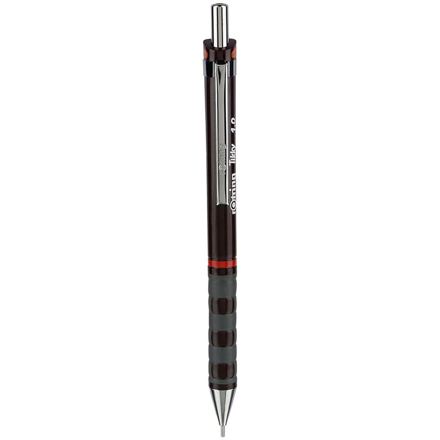 Rotring| Tikky | 1.0mm | Mechanical Clutch Lead Pencil | Burgundy Barrel