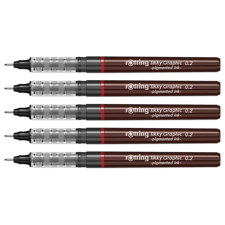 Rotring | Tikky | Graphic Fineliner Set | 0.2mm