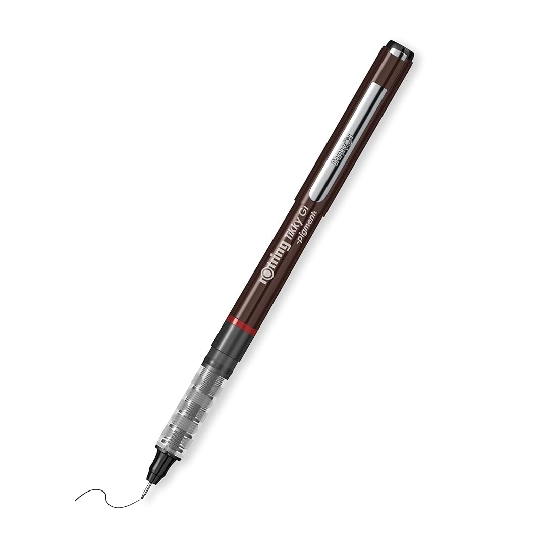 rOtring Tikky Fineliner 0.5mm â€“ Black Ink â€“ 5 Pen Set