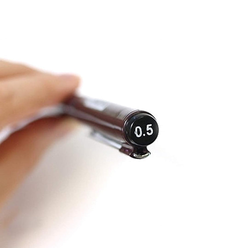 Rotring | Tikky | Graphic Fineliner | Black Pigment Lightfast | 0.3mm, 0.5mm | 6 Pen Set | 3 Each