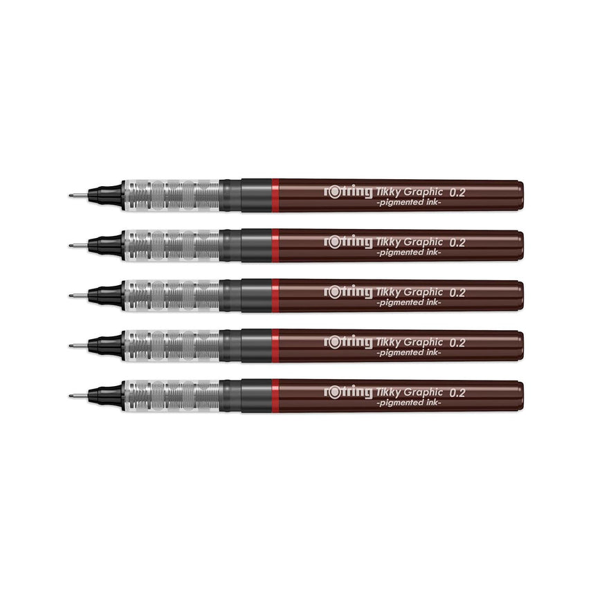 Rotring | Tikky | Graphic Fineliner Set | 0.2mm