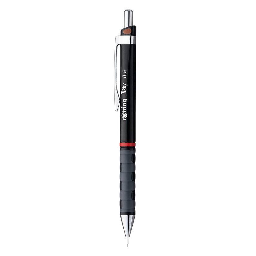 Rotring Tikky Mechanical Pencil 0.5mm – Black Barrel | Includes Spare Leads & Eraser