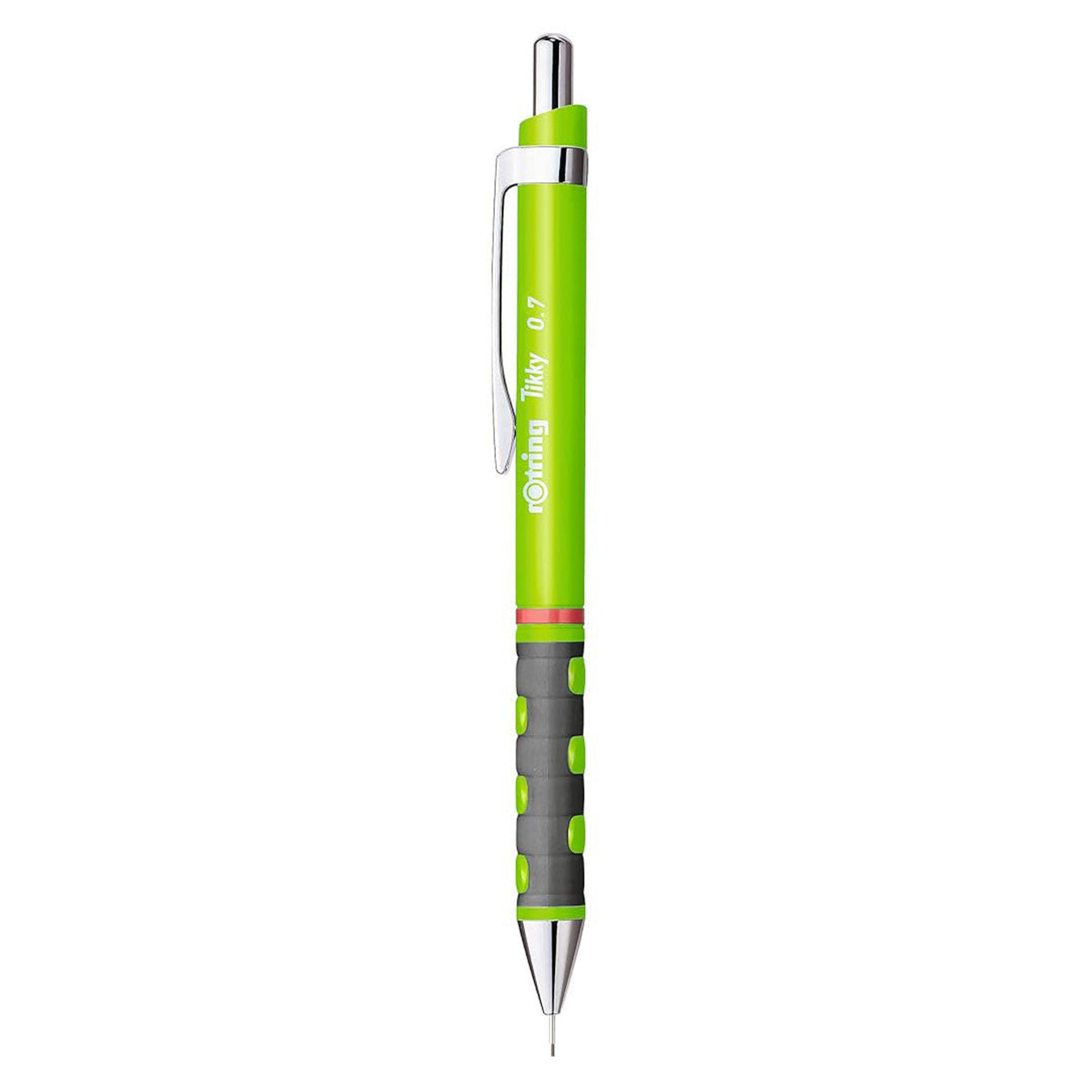 Rotring | Tikky | Mechanical Pencil | 0.7mm | Triangular Ergonomic Grip | Neon Green