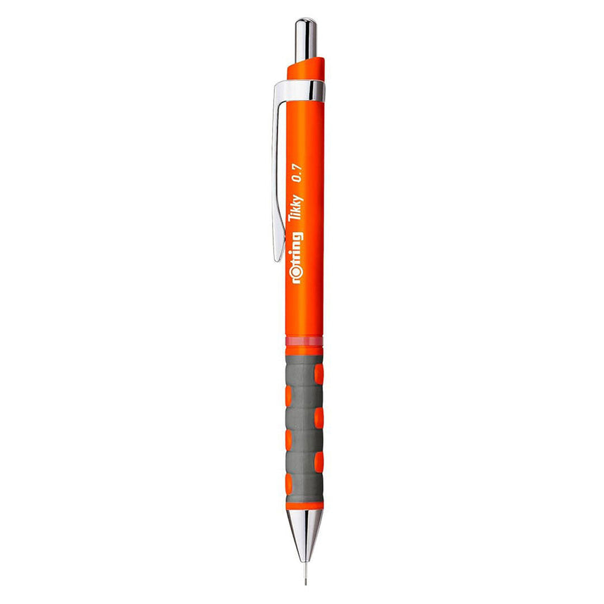 Rotring | Tikky | Mechanical Pencil | 0.7mm | Triangular Ergonomic Grip | Neon Orange