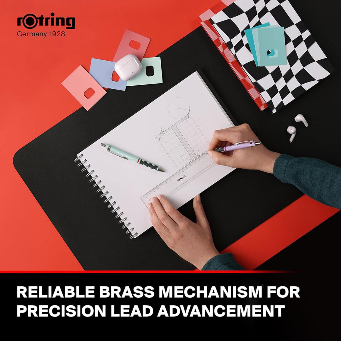 Rotring | Tikky | Mechanical Pencil | 0.7mm | Orchid Bloom