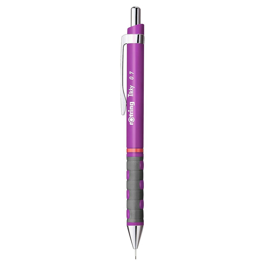 Rotring | Tikky | Mechanical Pencil | 0.7mm | Triangular Ergonomic Grip | Purple