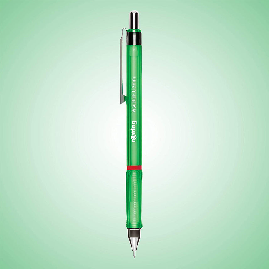 Rotring Visuclick 0.7mm Mechanical Pencil in Green on a white background