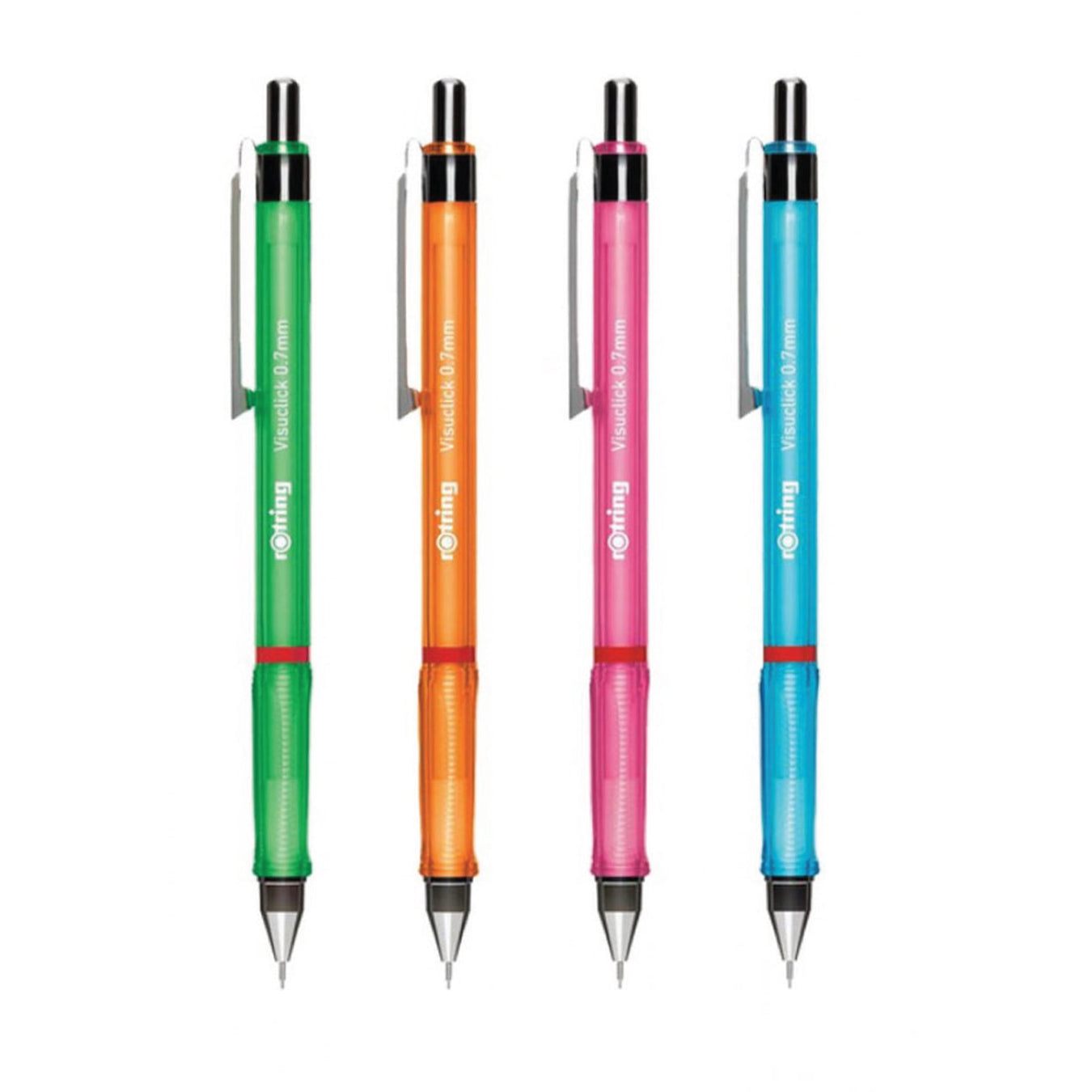 Rotring | Visuclick | 0.7mm | Mechanical Pencil | Pink | 24 HB Leads