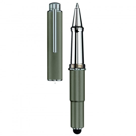 Otto Hutt | Design 05 | Ball Point Pen | Ruthenium Plated Barrel | Brass.