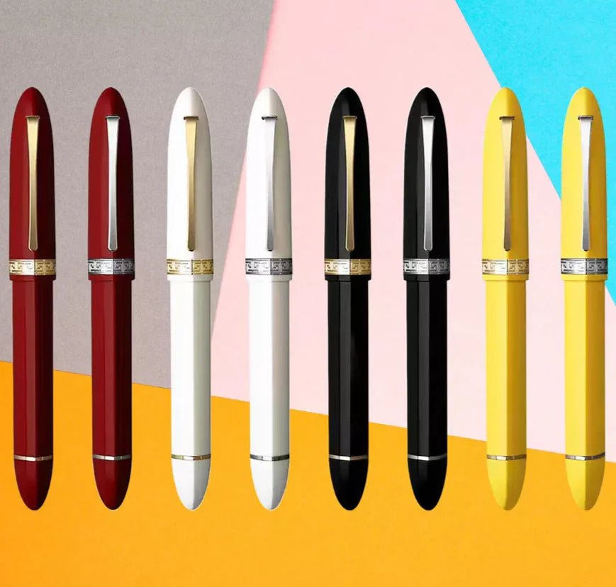 Moonman V60 Triangular Piston Rollerball Pen – Ergonomic Fine Writing Instrument with Resin Body & Gift Box