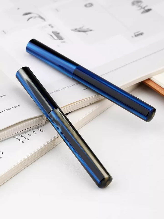 Moonman N6 Convertible Fountain Pen (EF Nib & Glass Nib) - Blue Black