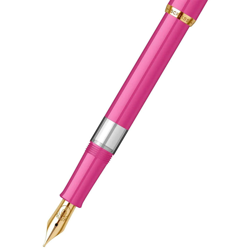 Scrikss 419 Medium Nib Fountain Pen - Pink GT