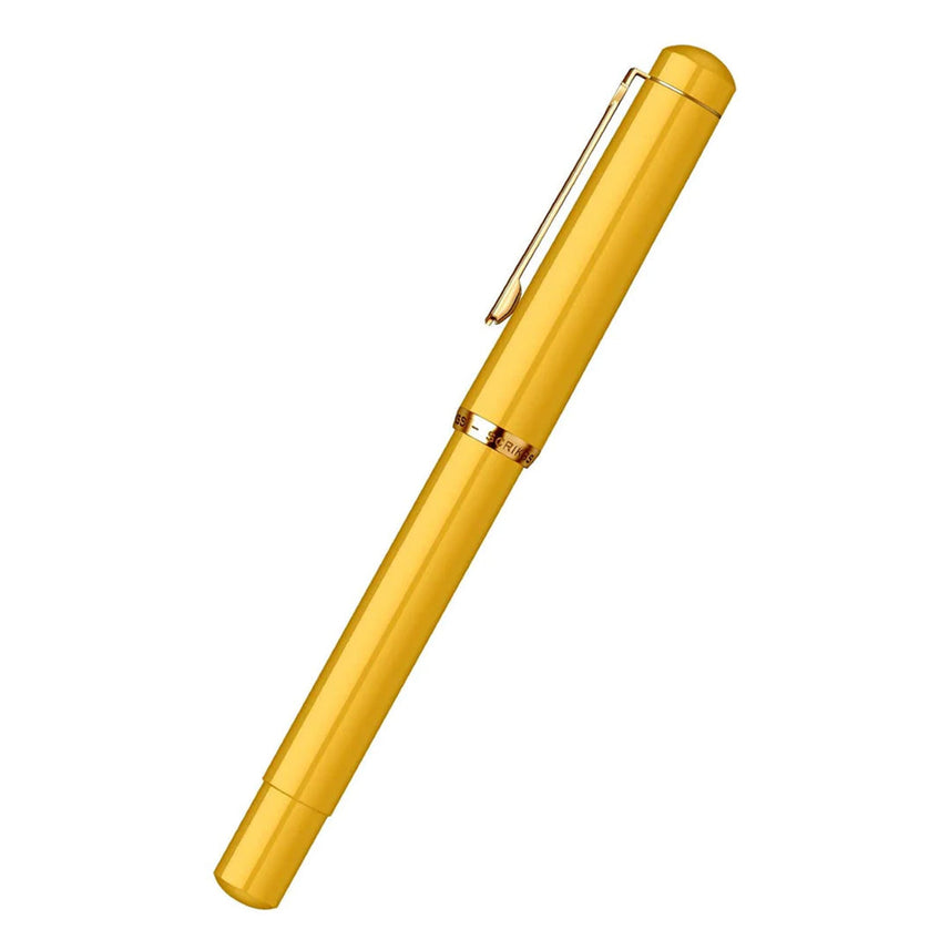 Scrikss 419 Medium Nib Fountain Pen - Yellow GT