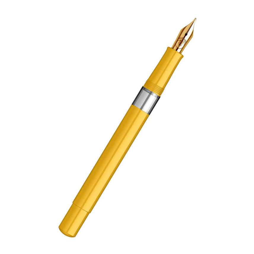 Scrikss 419 Medium Nib Fountain Pen - Yellow GT