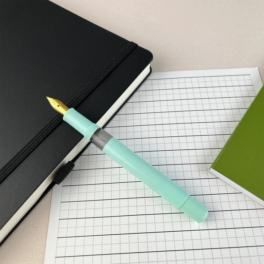 Scrikss 419 Medium Nib Fountain Pen - Mint GT