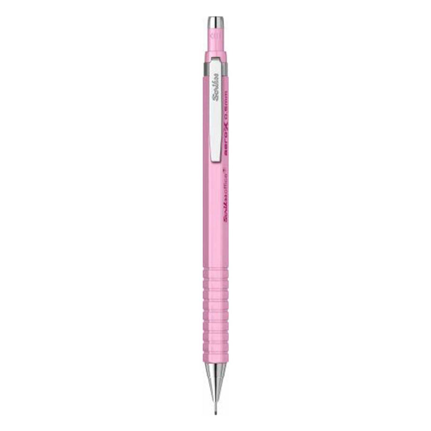 Scrikss Aero-X 0.5mm Mechanical Pencil in Pink on a white background