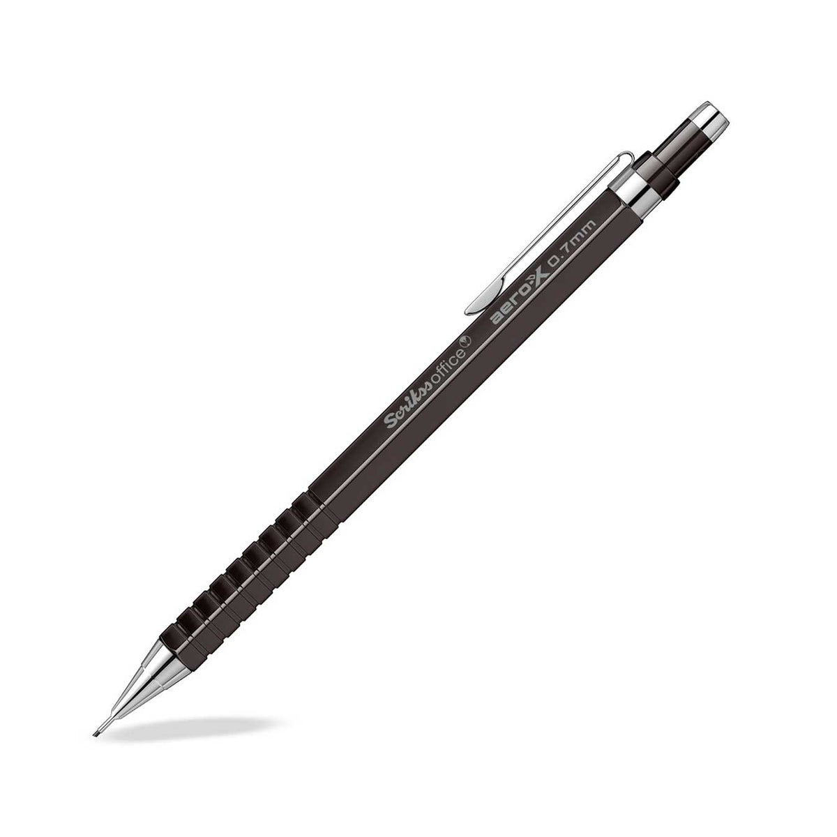Scrikss Aero-X 0.7mm Mechanical Pencil in Black on a white background