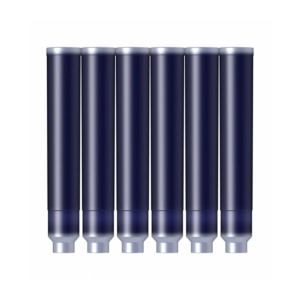 Scrikss Blue Ink Cartridges for Fountain Pens (Pack of 6) on a white background