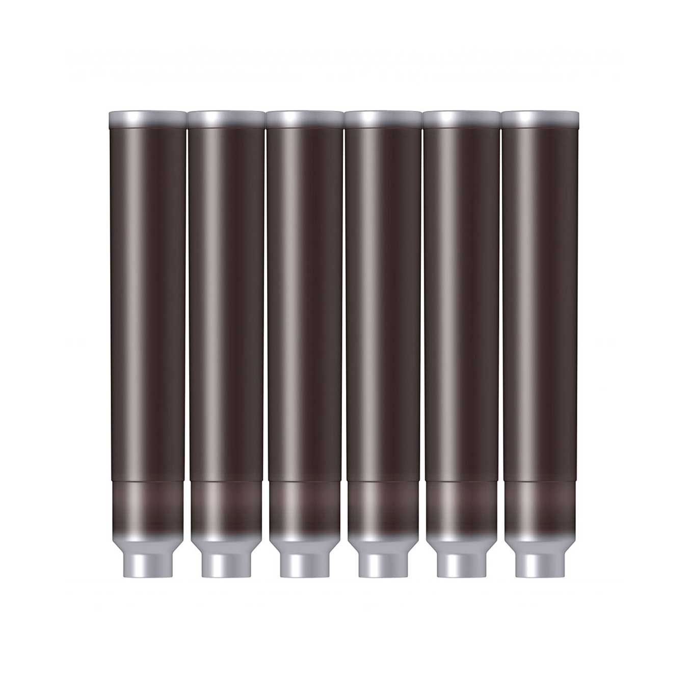 Scrikss | Cartridge Box | 6 Pcs | Fountain Pen | Brown
