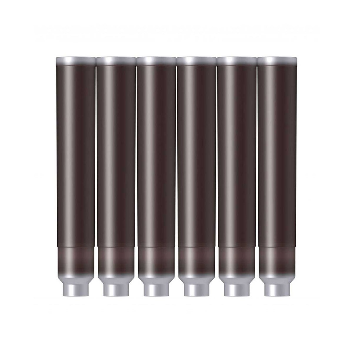 Scrikss International Fountain Pen Ink Cartridges - Brown (Pack of 6)