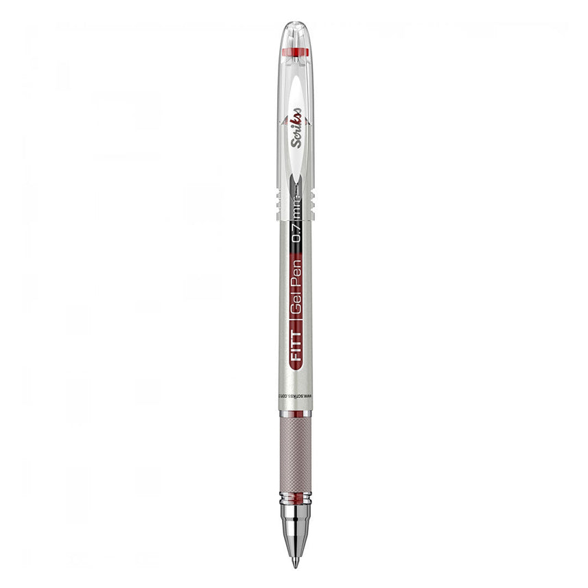 Scrikss | Fitt Gel Pen | Rollerball Pen 0.7 | Box Of 12 | Red