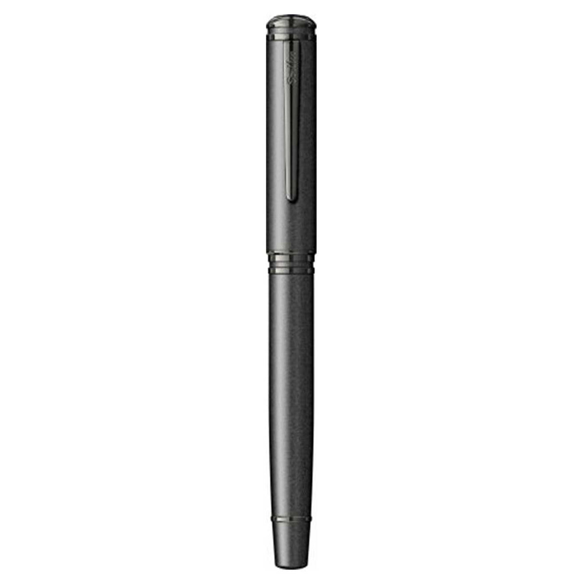 Scrikss Fortune Medium Nib Fountain Pen - Matte Black BT