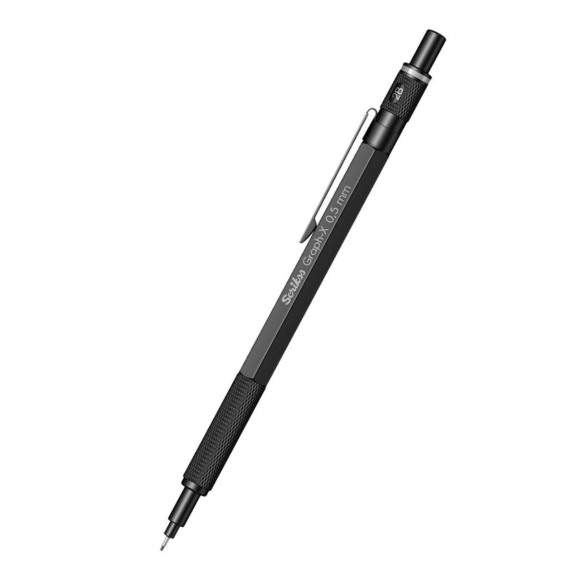 Scrikss | Graph-X | Mechanical Pencil | Matte Black | 0.5mm