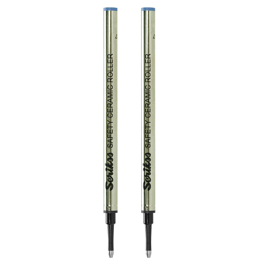 Scrikss | Heritage | Rollerball Pen Refill | Pack Of 2 | Black