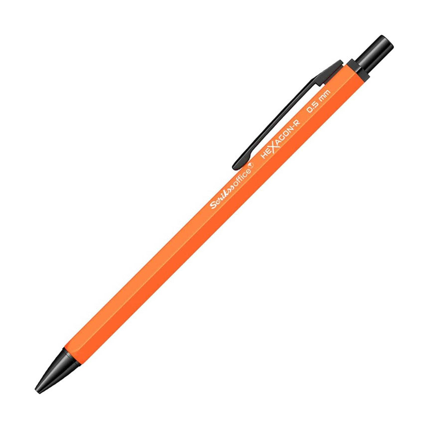 Scrikss Hexagon-R 0.5mm Mechanical Pencil - Orange