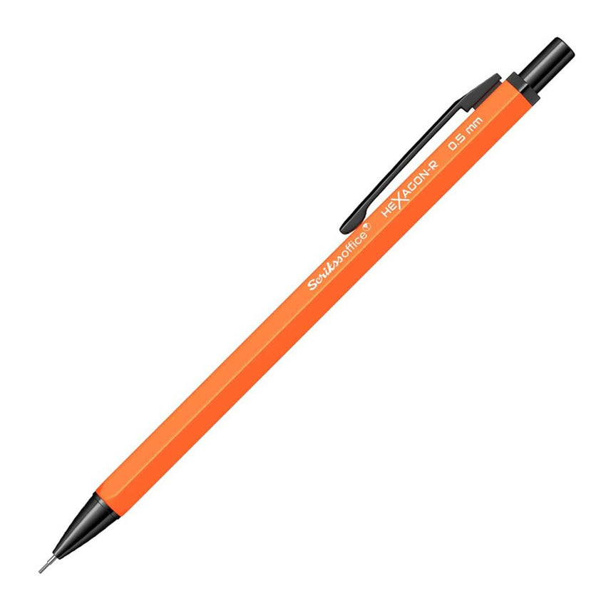 Scrikss Hexagon-R 0.5mm Mechanical Pencil - Orange