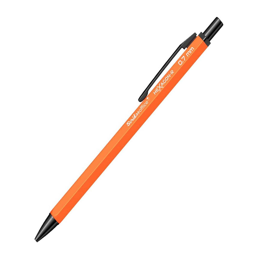Scrikss | Hexagon-R | Mechanical Pencil | 0.7mm | Orange