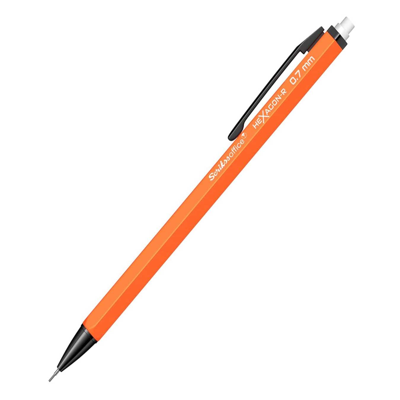 Scrikss | Hexagon-R | Mechanical Pencil | 0.7mm | Orange