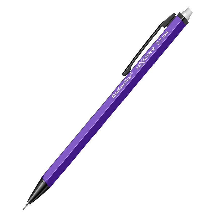 Scrikss | Hexagon-R | Mechanical Pencil | 0.7mm | Purple