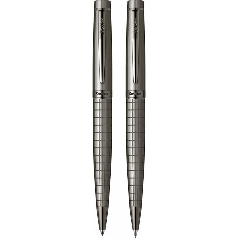 Scrikss | Honour 38 | Ball Point & 0.7mm Mechanical Pencil  Set | Carbon Grey
