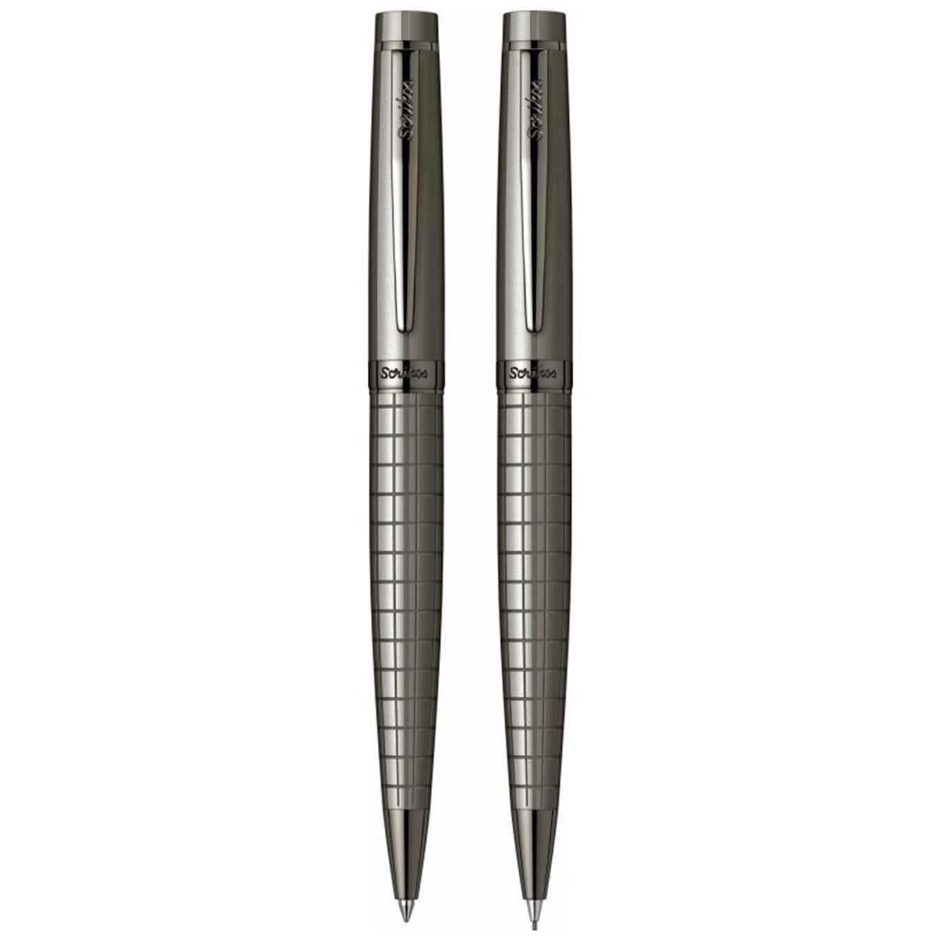 Scrikss Honour 38 Ball Point & Mechanical Pencil Set | Carbon Grey