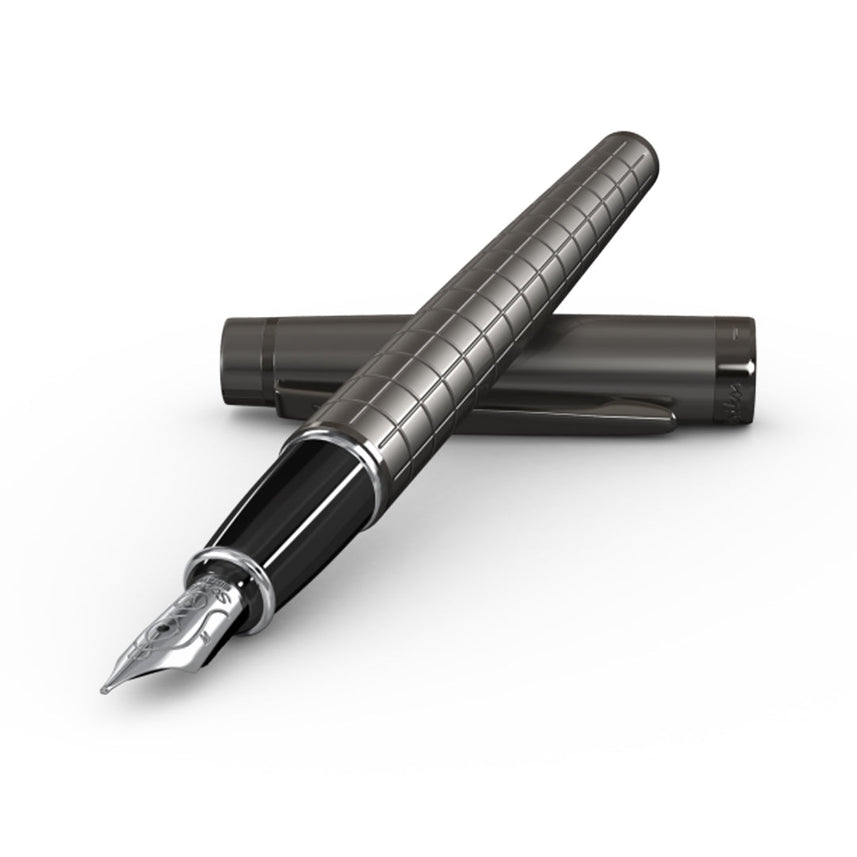 Scrikss Honour 38 Medium Nib Fountain Pen - Carbon Grey GMT