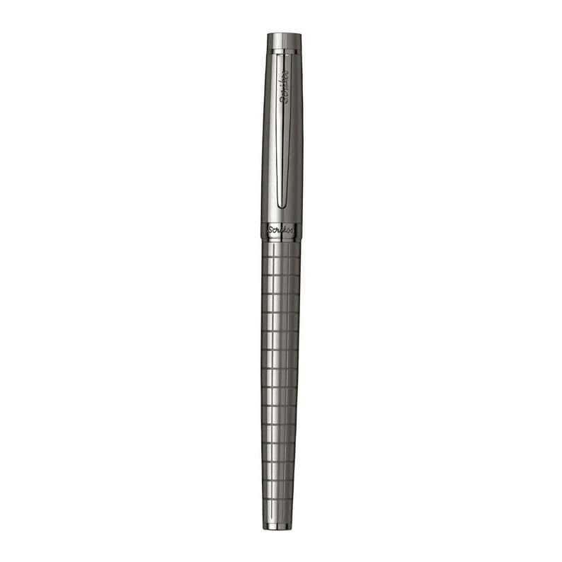 Scrikss | Honour 38 | Carbon Grey | Roller Pen | Chrome Plated Trims