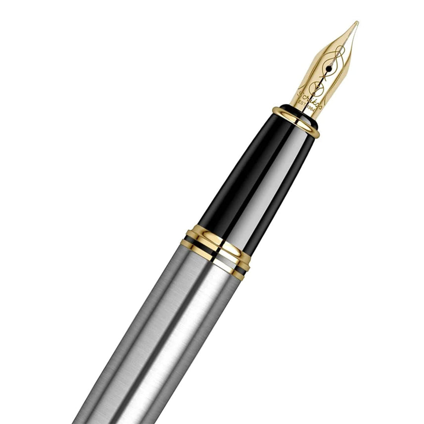 Scrikss | Knight 88 | Satin SS | Fountain Ink Pen | Medium Nib