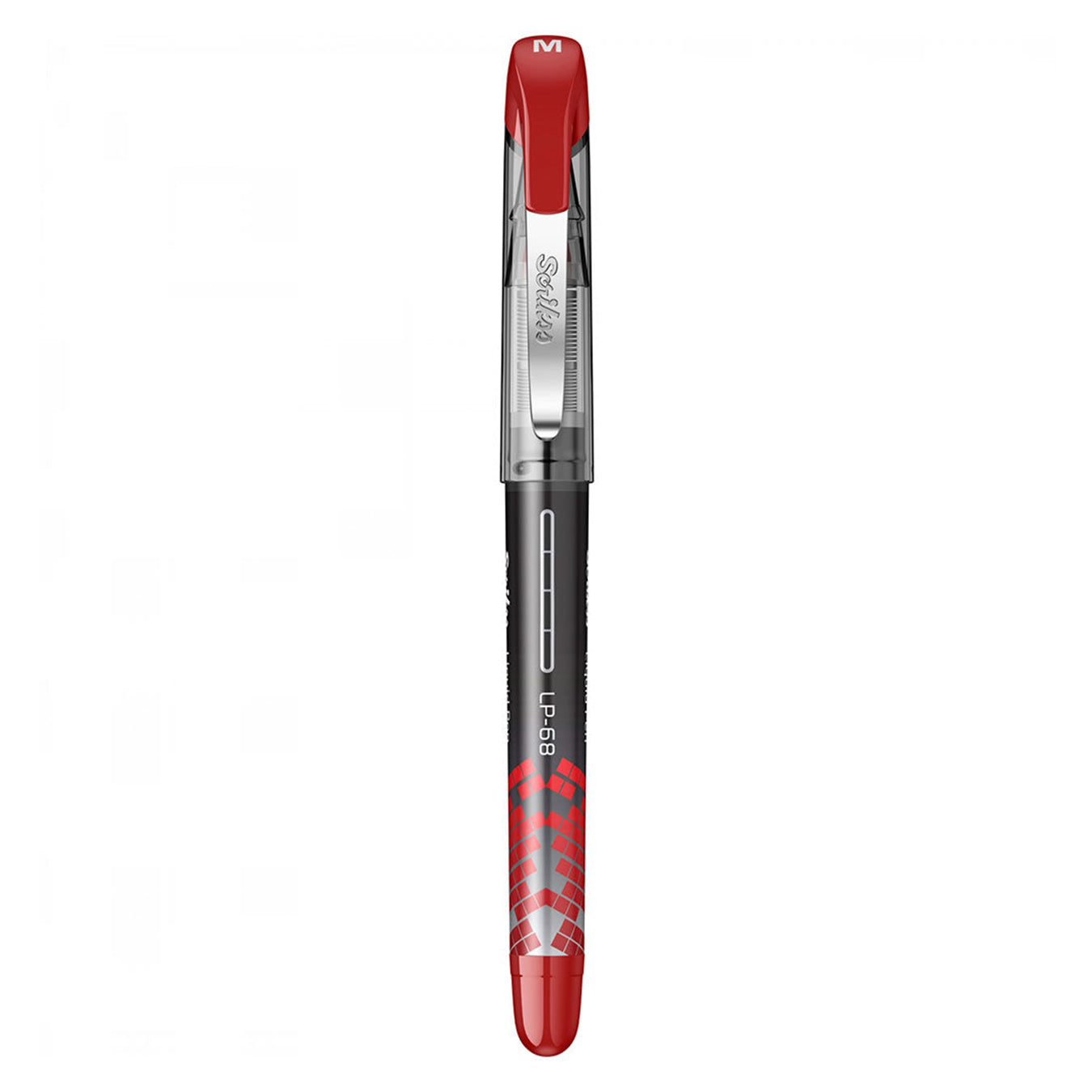 Scrikss LP-68 Red Liquid Pen – Box of 12