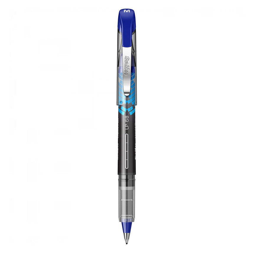 Scrikss | LP-68 | Liquid Pen | Box of 12 | Blue | Smooth Writing